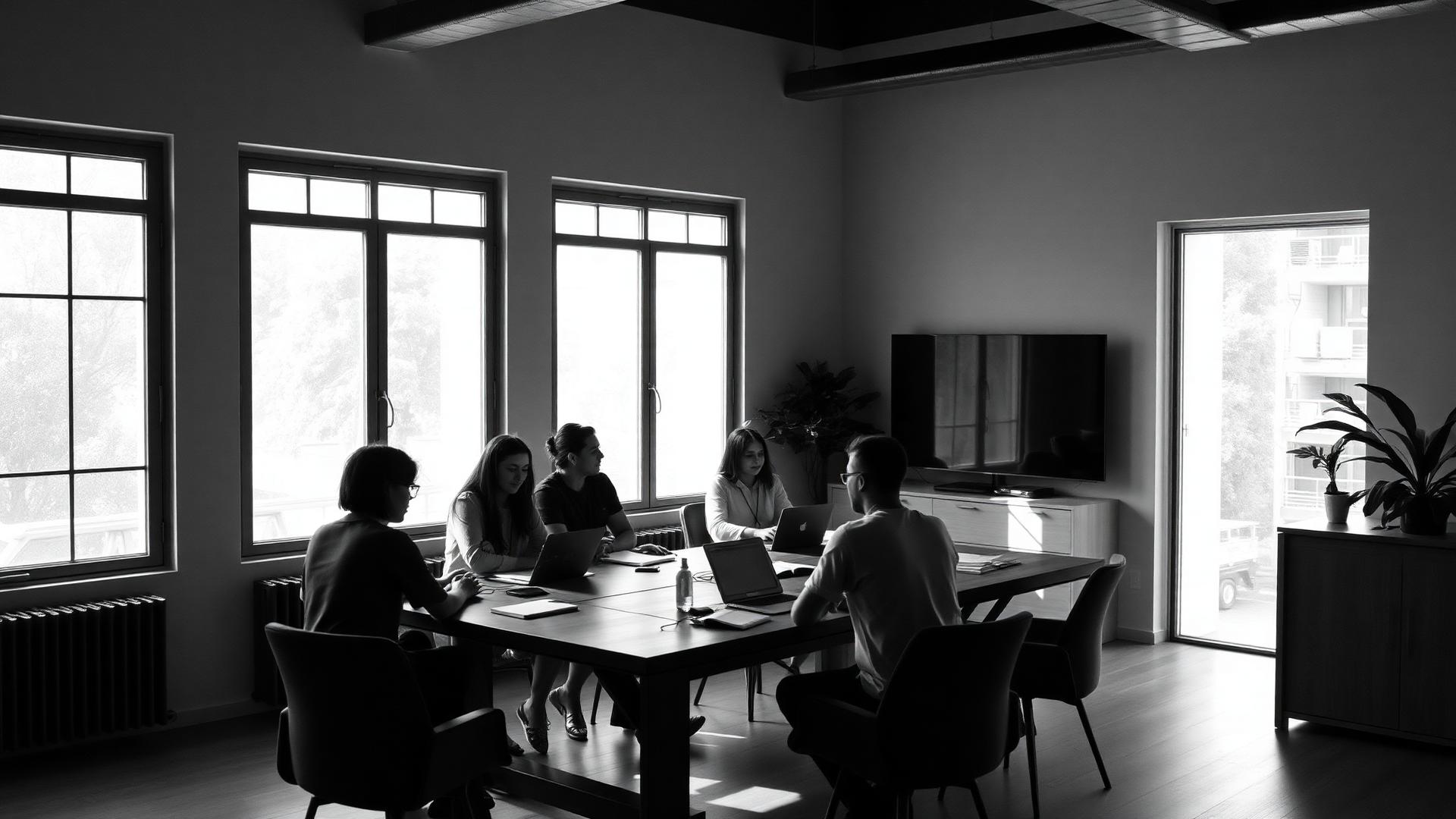 Equipe da Textual Comunicação em reunião